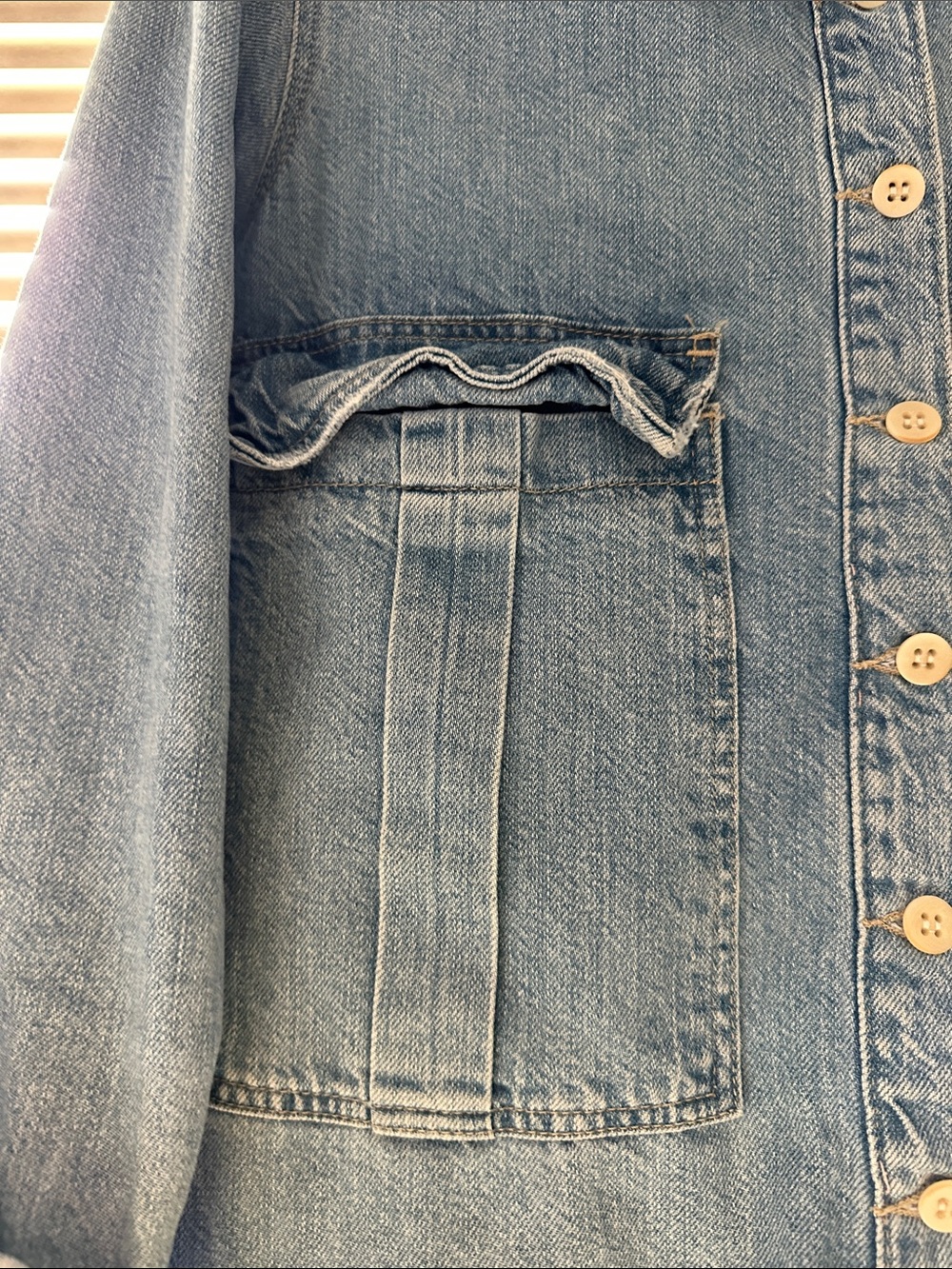 Zara Light Blue Denim Romper Jumpsuit - Picture 2 of 14